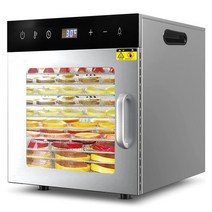 동결건조기 식품 과일 야채 고추 음식 가정용 농산물 생선음식 탈수기 기계 10 스테인리스 쟁반 조정 가능, 02 10 Trays_04 AU_01 110V