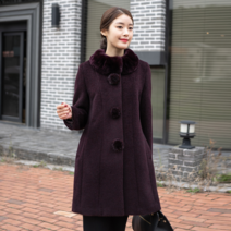 모슬린 여성 엄마옷 렉스퍼 알파카 울 코트 JC110135 마담/미시옷/중년여성의류/빅사이즈/40대/50대/60대여성옷