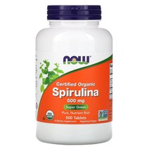 나우푸드 유기농 인증 스피룰리나 500mg 500정, 1개, 기본