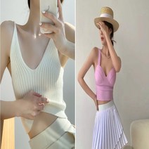 심플 슬림 세련된 레이어드 민소매 티 기본 무지 골지 면 여성 H끈 티셔츠 여자 룩 블랙 검정 화이트 레드 얇은 반팔 소매 루즈 핏 스트라이프 라운드 모던한 폴라 터틀넥 사계절용