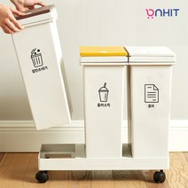 온힛 원터치 재활용 분리수거함, 2단 24L