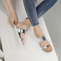 쁘띠제 심플 베이직 플랫 스트랩 슬리퍼 2cm 더리아