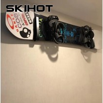 스노우 보드 데크 스노보드 데스페라도 바인딩 SKIHOT-스노우보드 행거 브래킷 스노우보드 벽걸이 보관함, 한개옵션0