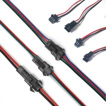 DC 하네스 드론 조명 LED 전원 케이블 하네스 커넥터 배선 전선 연결선, 미니 하네스 케이블 4p, 4개