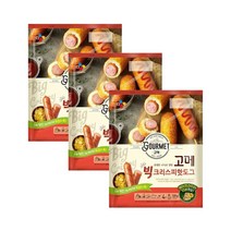 CJ제일제당 고메 빅크리스피 핫도그 520g 3개