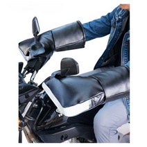 가죽 방수 핸들커버 오토바이 방한 추위 보호 두꺼운, B