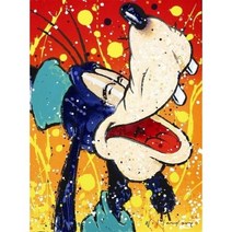 다이아몬드 페인팅 만화 초상화 풀 라운드 모자이크 자수 크로스 스티치 아트 방 DIY 장식, 30x40cm, Pluto