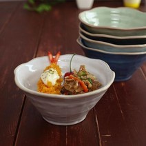 예쁜 핸드메이드도자기 그릇홈세트 여주 소야 아름 빙수볼 그릇1호 (5컬러), 무한상사 블루