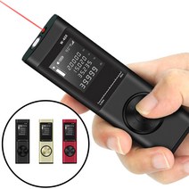 휴대가편리한 레이저줄자 거리측정기 레이저자 OQ-40 색상랜덤, 레드, 1개