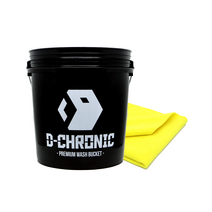 감마씰 블랙 워시보드 그릿가드 세차 버킷 18L 세트 다용도 타월, 1. 감마씰 블랙 + 다용도 타월