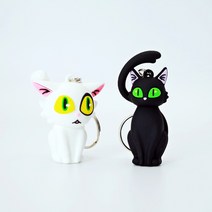 스즈메의 문단속 굿즈 다이묘 키링 피규어 열쇠고리, 다이진 화이트, 1개