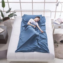 차박 캠핑 외박 침대커버 휴대용 침낭 야영 야외숙영 백패킹, 싱글 115CM, 레드