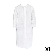 부직포 공장 청소 의사 일회용 가운 방진 50매 XL