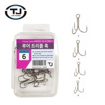 TJ코리아 트리플 훅 트레블 훅 루어 지깅 삼치 부시리 갈치 바다 민물 (트리플 훅)