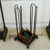 철제 정리함 옷걸이랙 옷걸이 보관함, 블랙 대각 롱 후크 행거 적용, 공식 표준배치