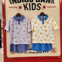 [인디고키즈] 논현점@@ 빠른배송## 여름신상!! 시원한원단!! 랩스타일반바지로 편하게입기좋은 여아 스마일 테니스셋업 IKRT23403