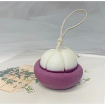 망고 스틴 디저트 실리콘 몰드 1구 캔들 비누 석고방향제 diy