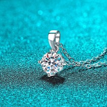 어르신 노인 재활 운동기구 미니 실내용 좌식 자전거 Smyoue-로듐 도금 0.5/1CT 모이사 펜던트 여성용 클, 01 0.5CT 5MM_02 Moissanite