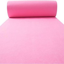 사용자 정의 샴페인 골드 웨딩 카펫 통로 화이트 레드 파티 깔개 실내 야외 무대 10mm 두께아일 러너, 없음, 분홍색+1.2m+10m