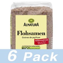 알나투라 Flohsamen 실리움 Alnatura Bio 250G 6개