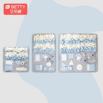 강아지 노즈워크 담요 당근밭 노즈워크 코담요 Ai Beidi, 블루 스토리 + 65x100개