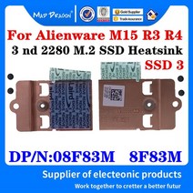 신제품 오리지널 노트북 2230 SSD 브래킷 어댑터 델 에일리언웨어 M15 M17 R3 R4 0GK8NK 스토리지 카드 방, 03 M15 R3 R4   SSD 3