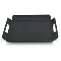 논슬립 쟁반 손잡이 쟁반 카페 트레이 빵트레이 소, 팡팡 밤색x소