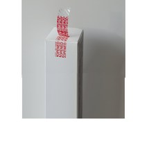 보안테이프 55mm x 15mm 464장/롤 Security Tape 상품 보안 문서 보안 장비 보안 건물보안 선물포장 물류보안 기밀자료 보안, 1개, Blue