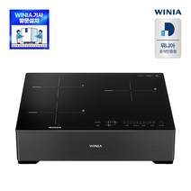 위니아 3구 인덕션 전기레인지 스탠드8cm/15cm 독립화구 EEI33ASDSBS08 / EEI33ASDSBS15, 스탠드15cm EEI33ASDSBS15