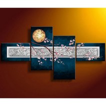 Oil Painting [해외] 거실그림 캔버스그림액자 그린액자 빈티지사진 거실벽액자 빈티지그림 214
