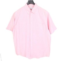 BROOKS BROTHERS Oxford Button Down Pocket Over Short-Sleeved (XL)