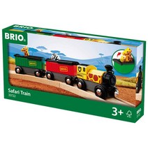 BRIO Brio (Brio) World Safari Train [3 -Car Train] 대상 3 세 ~ (기차 장난감 트리 레일 기관차) 33722, 상품명참조