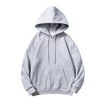 봄가을 학생 보세 후드티 무지 기모 오버핏 유니크:No8498ea