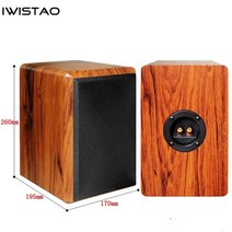 나무스피커 Iwiistao3 인치 풀 레인지 스피커 빈 캐비닛 패시브 인클로저 목재 15mm 고밀도 MDF 보드 볼륨, 01 D117 Countersunk