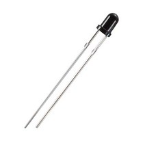 uxcell 15pcs 3mm 940nm Infrared Receiver Diode DC 1.2V LED IR Receiver Light Emitting Diodes Black R, 1