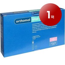 Orthomol 오쏘몰 독일 직배송 바이탈 F 멀티비타민 오메가3 앰플 20ml 캡슐 콤보 7회분, 1팩