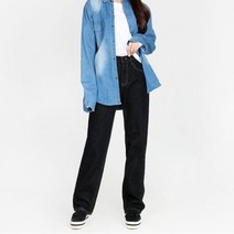 [모비딕컴퍼니] 멜빵청바지 여자청바지 멜빵데님 트임청바지 여성부츠컷데님 멜빵바지 phiao