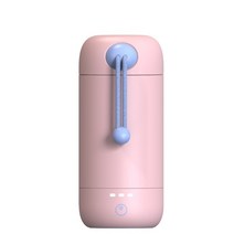 그릭요거트메이커 요거트만들기 꾸덕이메이커 미니 요구르트 메이커 발효기 기계 전기 주방 가전 및 가정용, 03 분홍색
