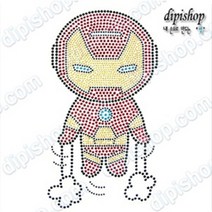 [디피샵] 핫픽스 핫픽스모티브 큐빅 DIY 5000원~, 1개, M518(아이언맨)