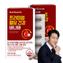 뉴트리원 혈당건강 바나바잎 추출물 최대함량 혈당조절 코로솔산 바나바리프 7중기능성 건강기능식품, 2개, 60정