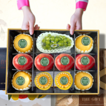 [고급 선물포장] 프리미엄 샤인머스켓 사과 배 황금향 혼합세트 선물용 제수용 고급 선물가방 셋트 포장, 1박스, 과일 혼합 선물세트 1호