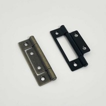 리폼플러스 이지경첩4320 3인치 꺽쇠 경첩 방문경첩 엔틱 블랙, 이지경첩4320 3인치 블랙(1개)