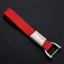 바이크 오토바이 혼다 호환바이크 스웨이드 금속 열쇠 고리 Grom125 MSX125 MSX125SF Grom 125 MSX 125SF 2013-, [03] Red, 1개