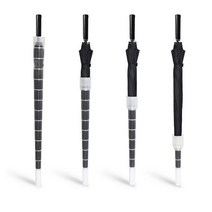 [백쩜] 자바라 우산 장우산 빗물받이 일체형 캡커버우산 여름 장마철 캡장우산