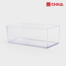 [다이소]투명 클리어 정리함(16.4x8.2x6.2cm)-1035254