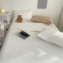 현이네대박이불 순면 피그먼트 이불 겸 패드, 화이트