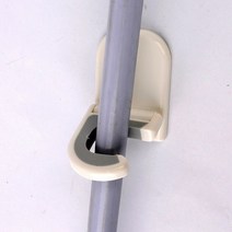 socean 화이트톤 벽부착 접이식 논슬립 걸이형 봉 홀더 밀대 밀걸레 행거 물걸레 밀걸레 홀더 벽 막대 고정 등산 지