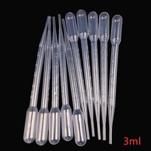 파이펫 스포이드 실험 도구 10pcs50pcs 3ml 실험실 도구 플라스틱 일회용 졸업 파스퇴르 폴리에틸렌 메이크업 도구, 1개