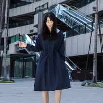 유니허니 트렌치 레인코트 골프우비, M(90~95), 네이비, 1개