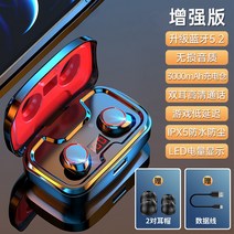 2023년형 블루투스 무선 헤드셋 고음질 하이엔드 이어폰 스마트 노이즈캔슬링, 3.레드 52HiFi 사운드